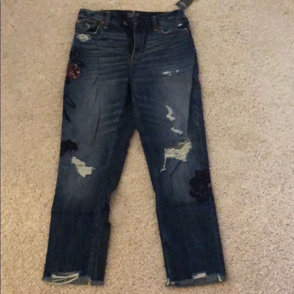 Embroidered jeans